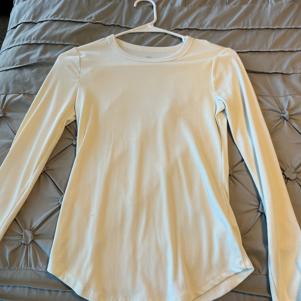 2 White long sleeve
